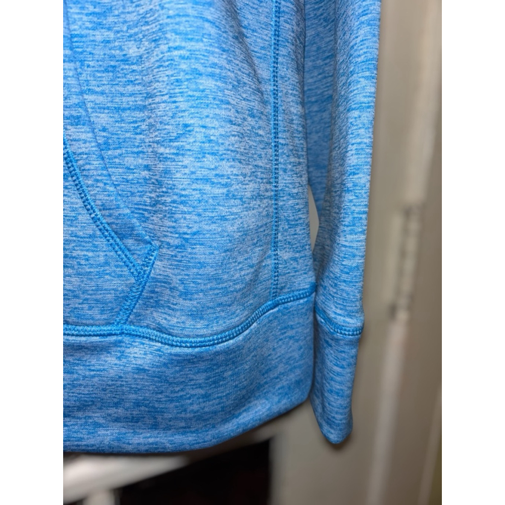 Under Armour Womens Blue & Orange Coldgear Fleece Pullover Hoodie Sporty NO SIZE - Picture 8 of 14